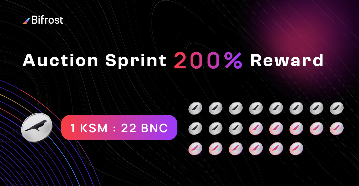 Награда выросла до 200%, Bifrost запускает программу Parachain Auction Sprint