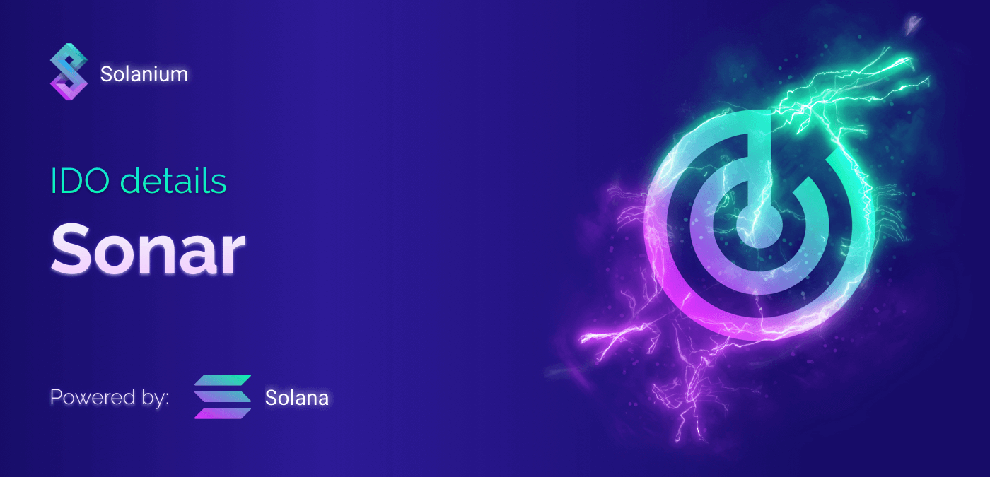 Детали IDO Sonar на платформе Solanium