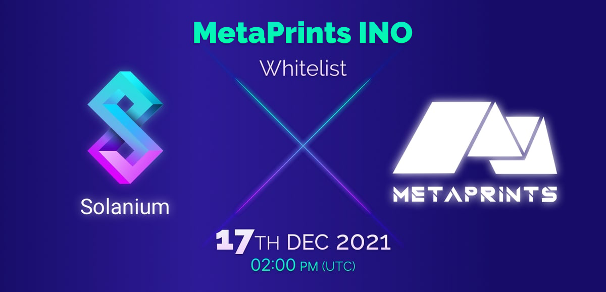 Solanium объявляет об очередном IDO на платформе: Metaprints