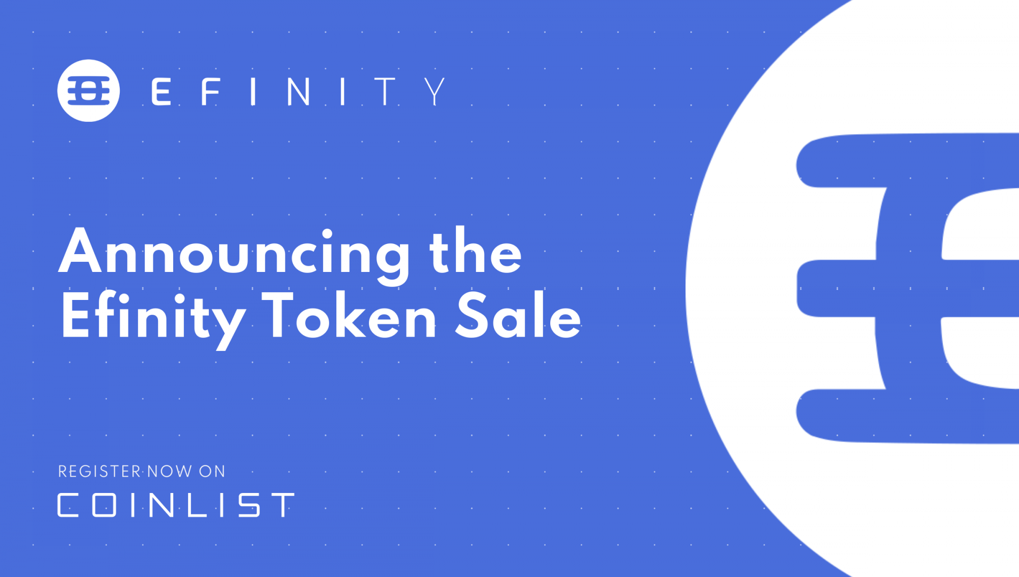 Efinity - блокчейн следующего поколения для NFT, регистрация на Token-sale уже открыта