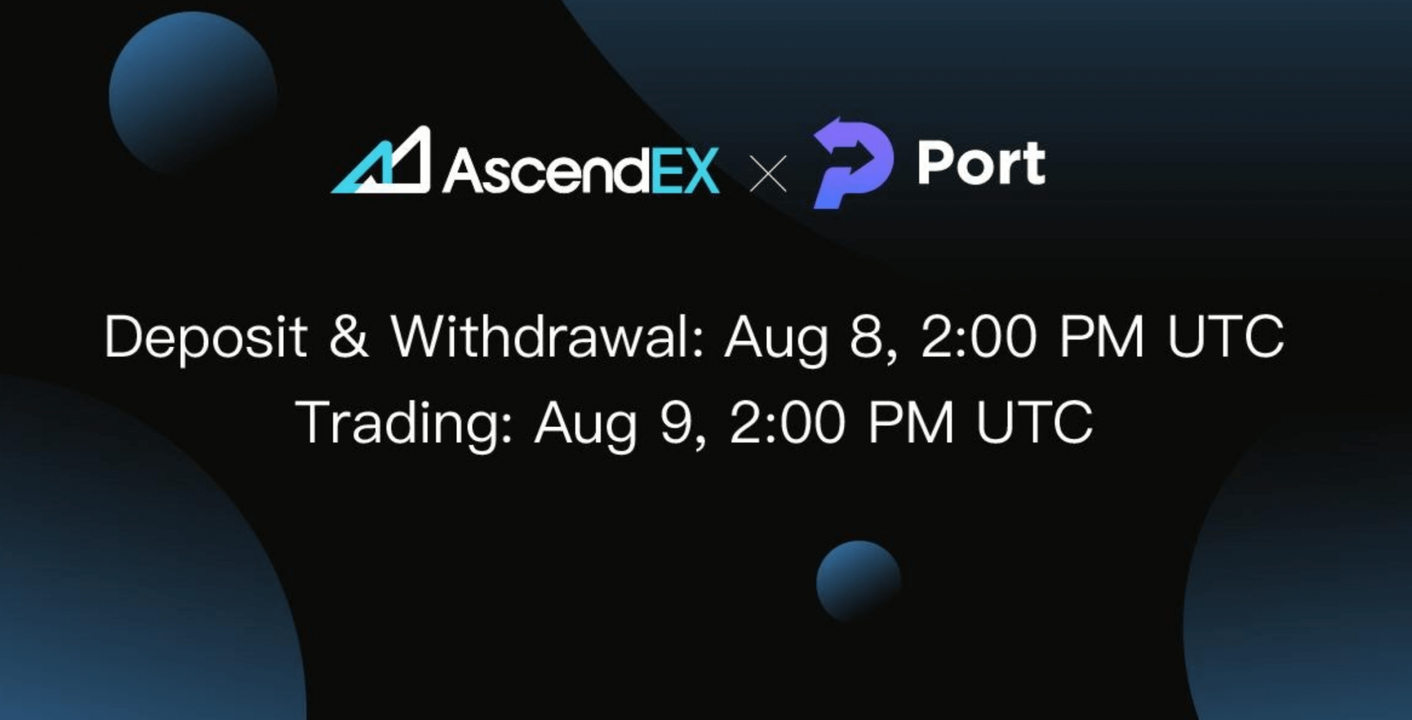 Port Finance объявляет о листинге на AscendEX