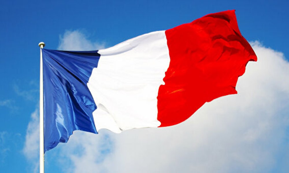 Французский флаг фото