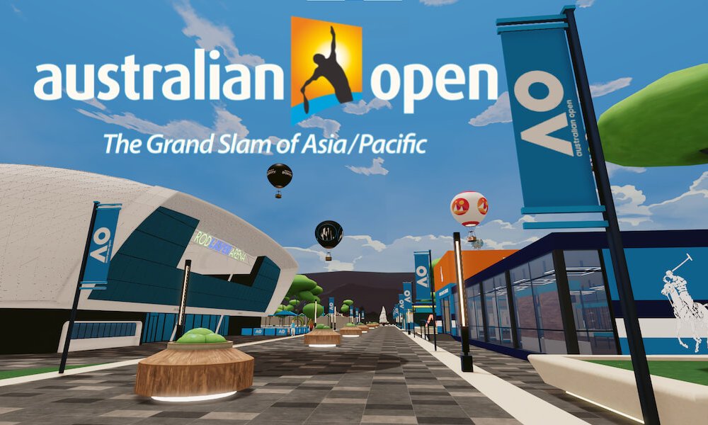 Аустралиан опен м. Australian open Decentraland. Австралия опен Метавселенная.